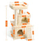 Luxury Cat Tower with Double Condos and Spacious Perch - Fully Wrapped Scratching Sisal Post